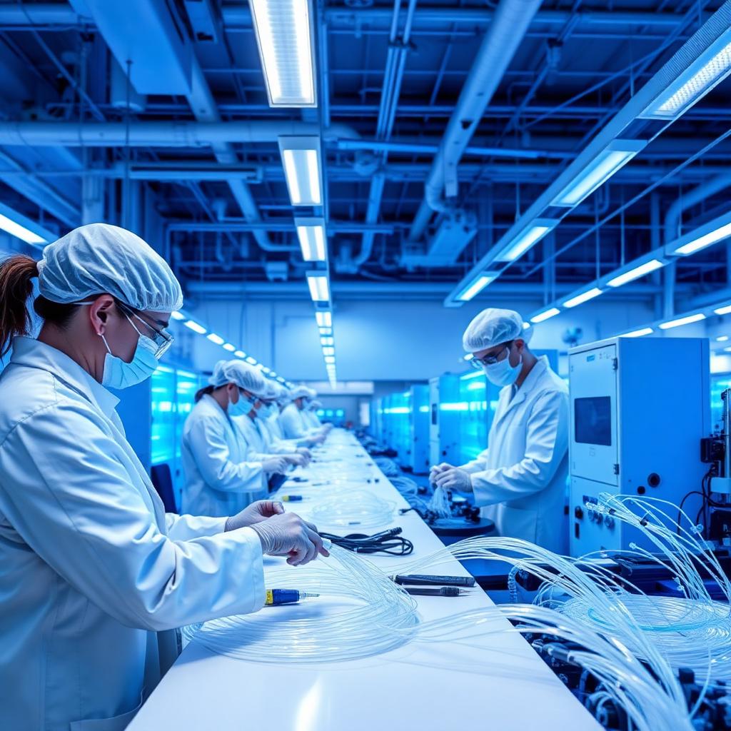 FOLAN fiber manufacturing clean room